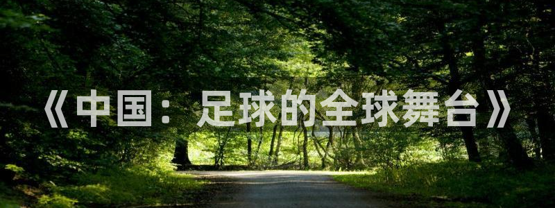 《中国：足球的全球舞台》